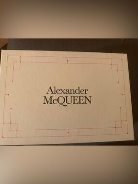 Alexander McQueen Cream Box with Red Trim
